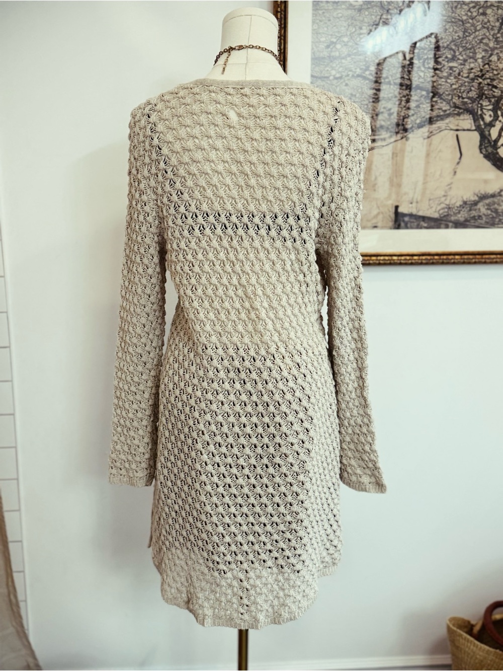 ✨ FREE PEOPLE vintage crochet dress - Picture 4 of 4